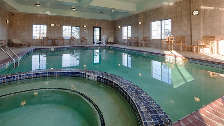 Indoor Swimming Pool And Hot Tub