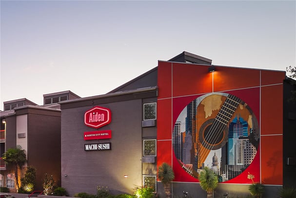 Exterior Artwork Dusk