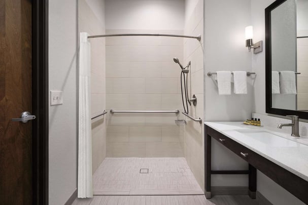 ADA King Suite - Roll-In Shower