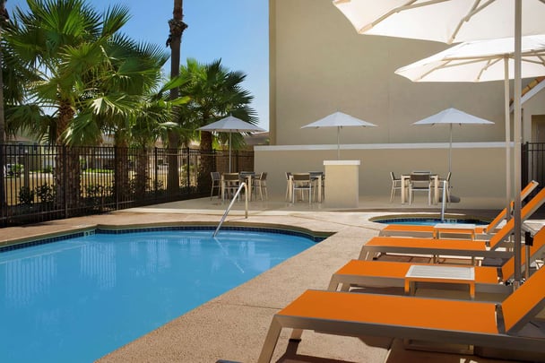 Outdoor Pool and Hot Tub