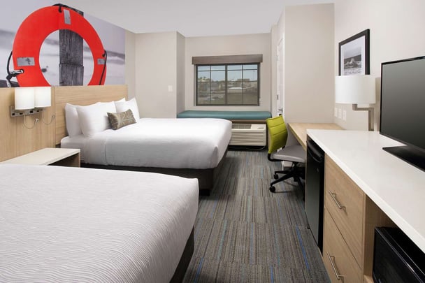 Double Queen Bed Guest Room