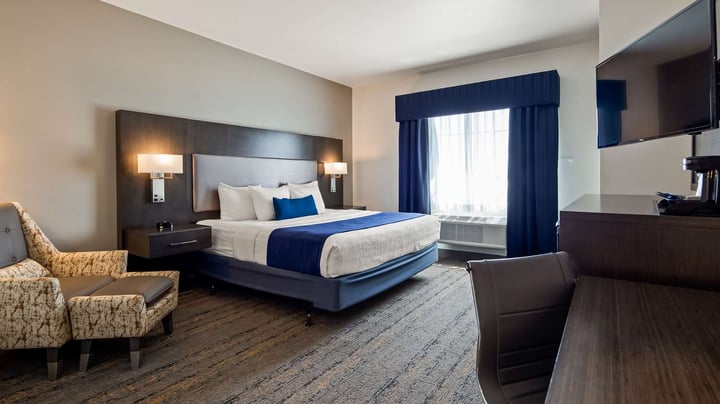 Mobility Accessible King Guest Room