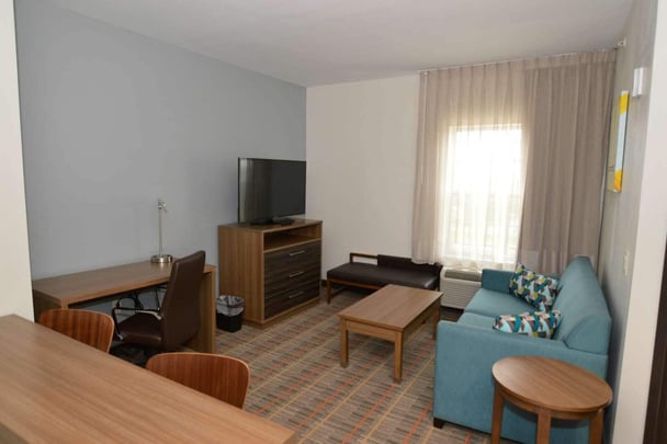 King Guest Suite with Kitchenette Living Area