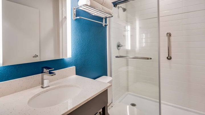 King Bathroom with Shower