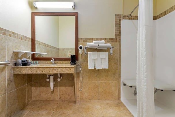 Accessible Two Queen Guest Bathroom