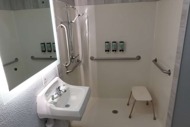 King Guestroom with Walk-In Shower