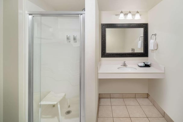 ADA King Bathroom with Shower