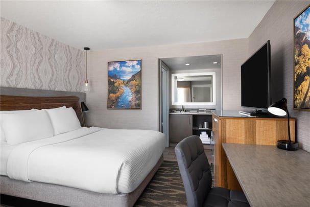 Single Queen Guest Room