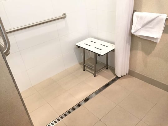 Handicap Roll in Shower