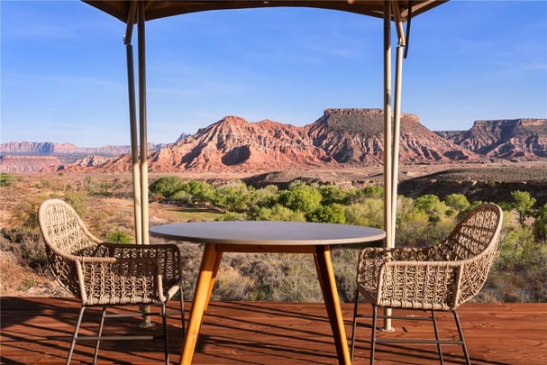 King Tent with Bunkbed Patio