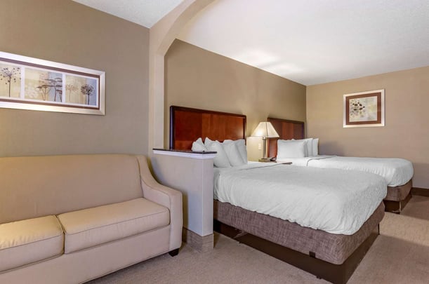 Two Queens w/ Sofa Bed