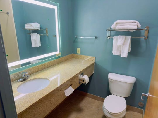 Bathroom With Light Mirror