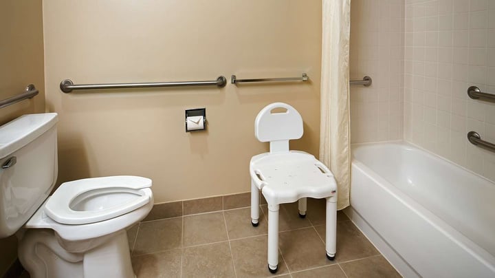 Mobility Accessible Guest Bathroom
