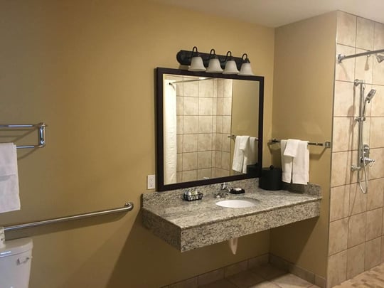 King Suite Mobility Accessible - Bathroom