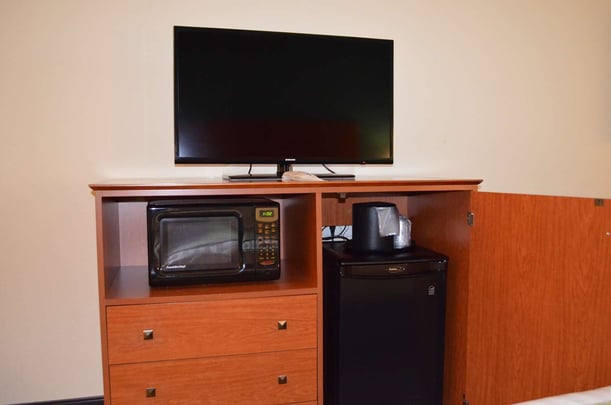 Microwave and Refrigerator