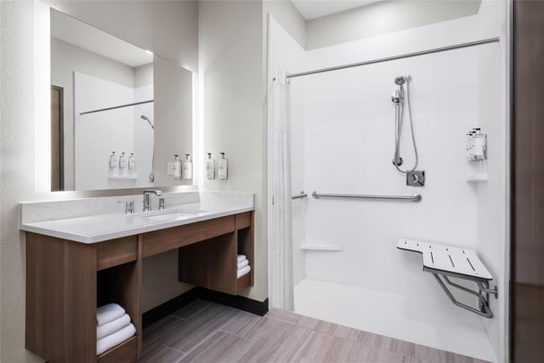 Accessible 2 Room King Suite Bathroom