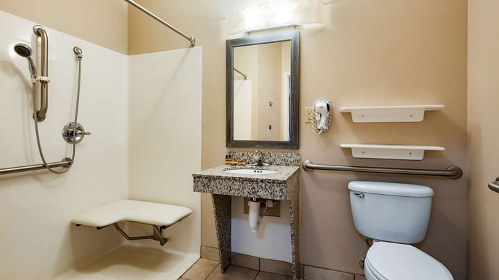 ADA Bathroom with Roll In Shower