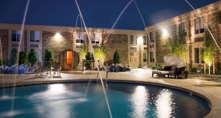 Outdoor Pool and Courtyard