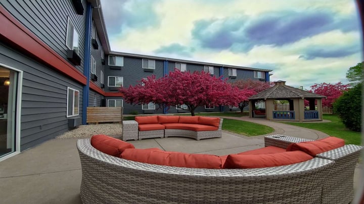Beautiful Sitting Area and Gazebo