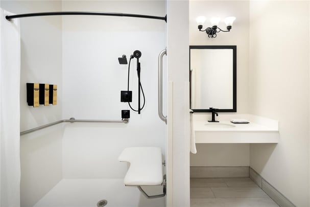 ADA - 1 King Bed w/ Roll In Shower