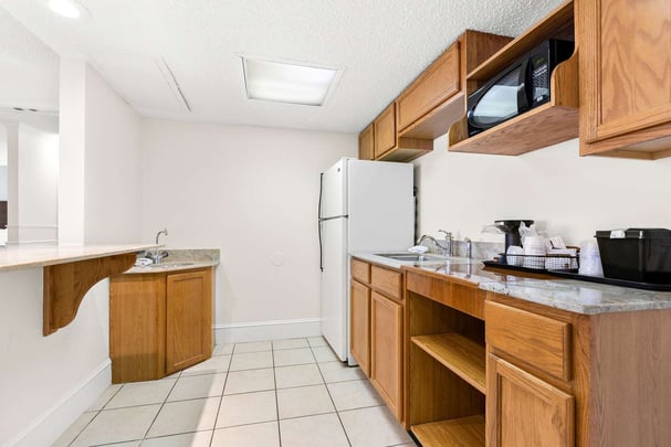 Separate Bedroom King Suite w/ Kitchenette