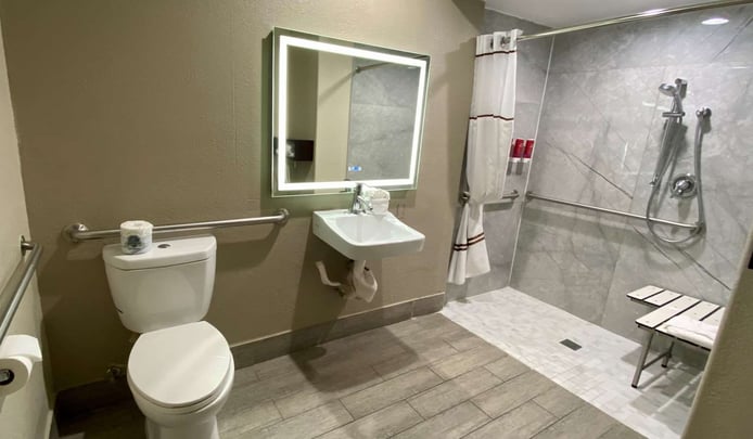 Two Double Bed Guest Room with ADA Mobility Accessible Bathroom