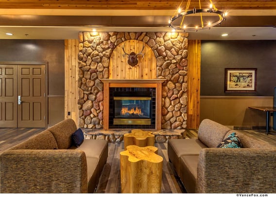 Lobby Fireplace