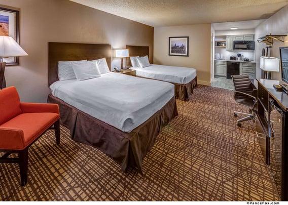 Double Queen Kitchenette Suite