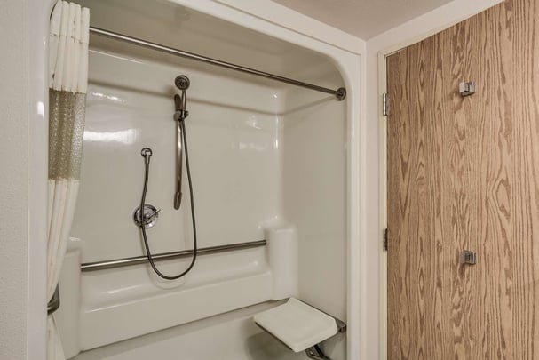 Mobility Accessible Roll-In-Shower
