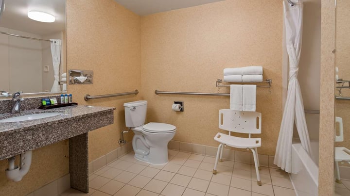 Queen Mobility Accessible Bathroom