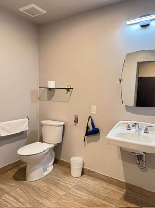 Guest Bathroom with Walk-In-Shower