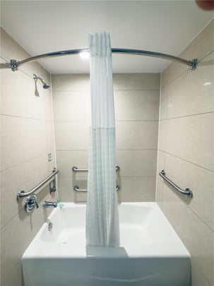 Mobility Accessible King Guest Bathroom