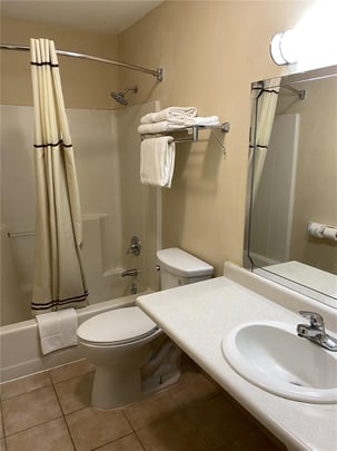 Double Queen with Sofabed Bathroom