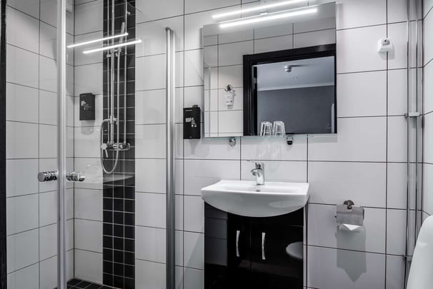 Best Western Hedåsen King Bed balcony Bathroom