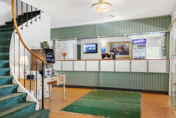 Reception Hotell Frykenstrand BW