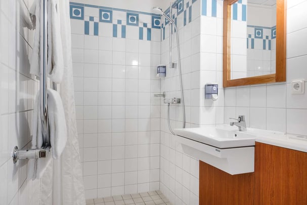 Standard dubbel badrum