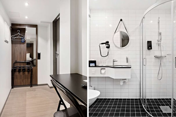 Room Entrance & Washroom