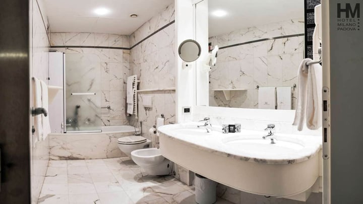 Hotel Milano toilet