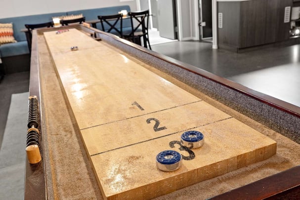 Shuffleboard detail