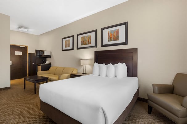 1 Queen Bed w/ Sofabed