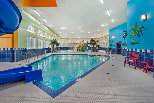 Indoor Pool and Waterpark Area