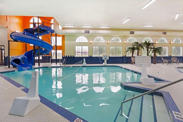 Indoor Pool and Waterpark Area