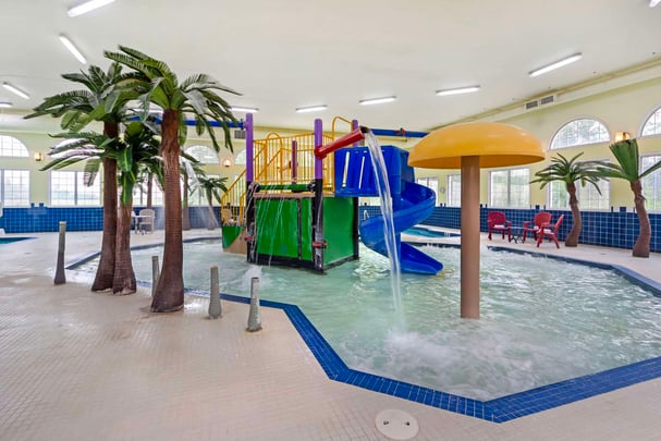 Indoor Pool and Waterpark Area