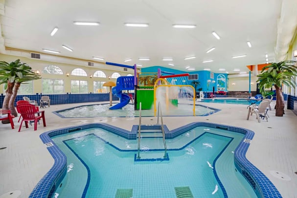 Indoor Pool and Waterpark Area