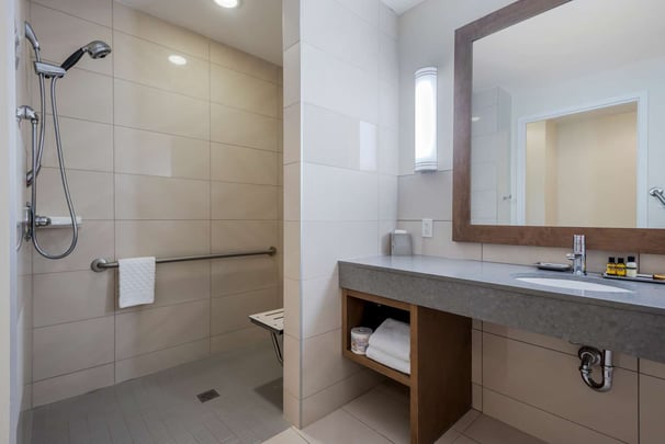 Roll-In Shower