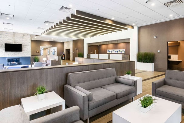 Front Desk and Lobby