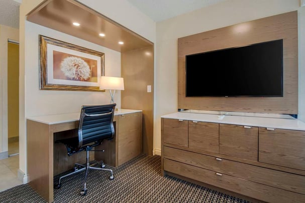 Suite One King Bed Living Room