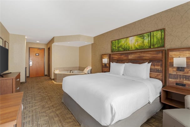 King w/ Jacuzzi & Fireplace