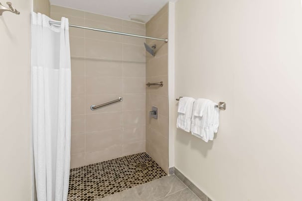Mobility Accessible Bathroom with Walk-In-Shower
