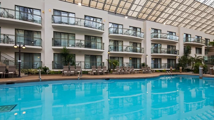 Indoor Tropical Atrium Oasis